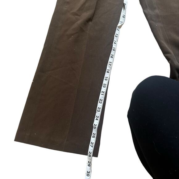 Ana Ladies chocolate brown Jean pant high rise straight size 6 - Picture 6 of 8